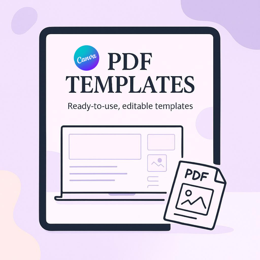 10 Luxury PDF Ready To Go Canva Design Templates